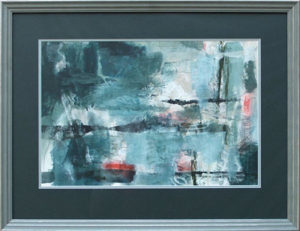 Reflections Refractions - abstract painting by Jan Byres